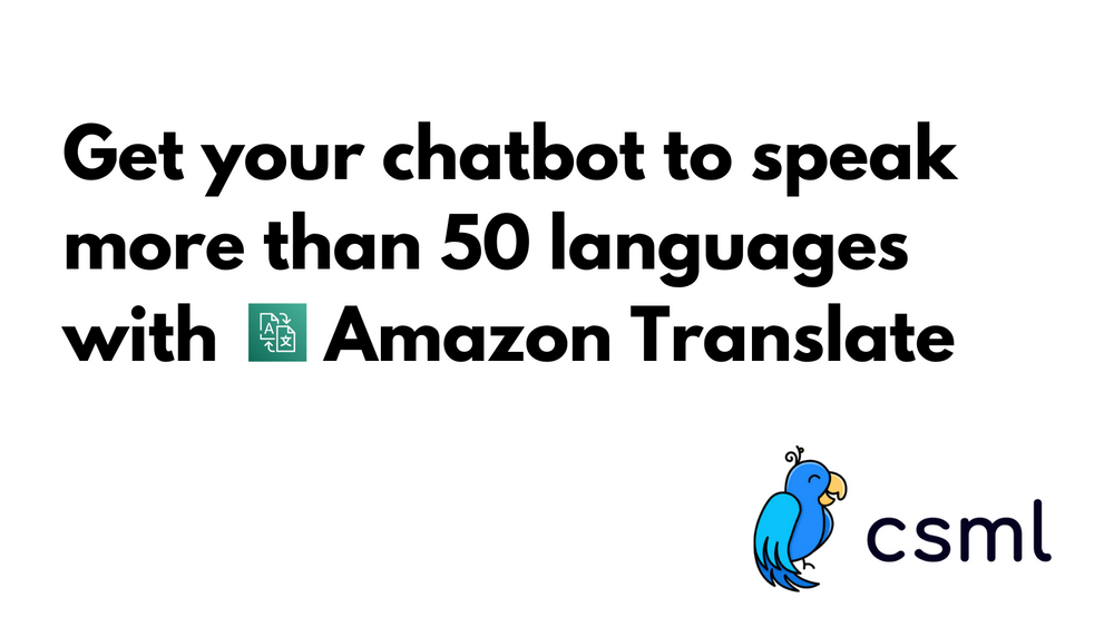chatbot translate with amazon